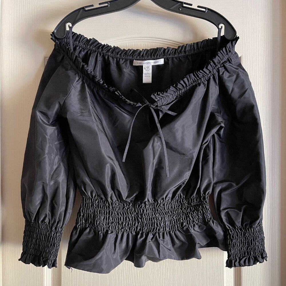 DVF Silk Taffeta Blouse